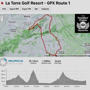 La Torre Golf Resort – GPX Route 1