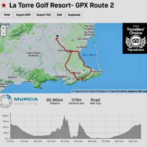 La Torre Golf Resort – GPX Route 2