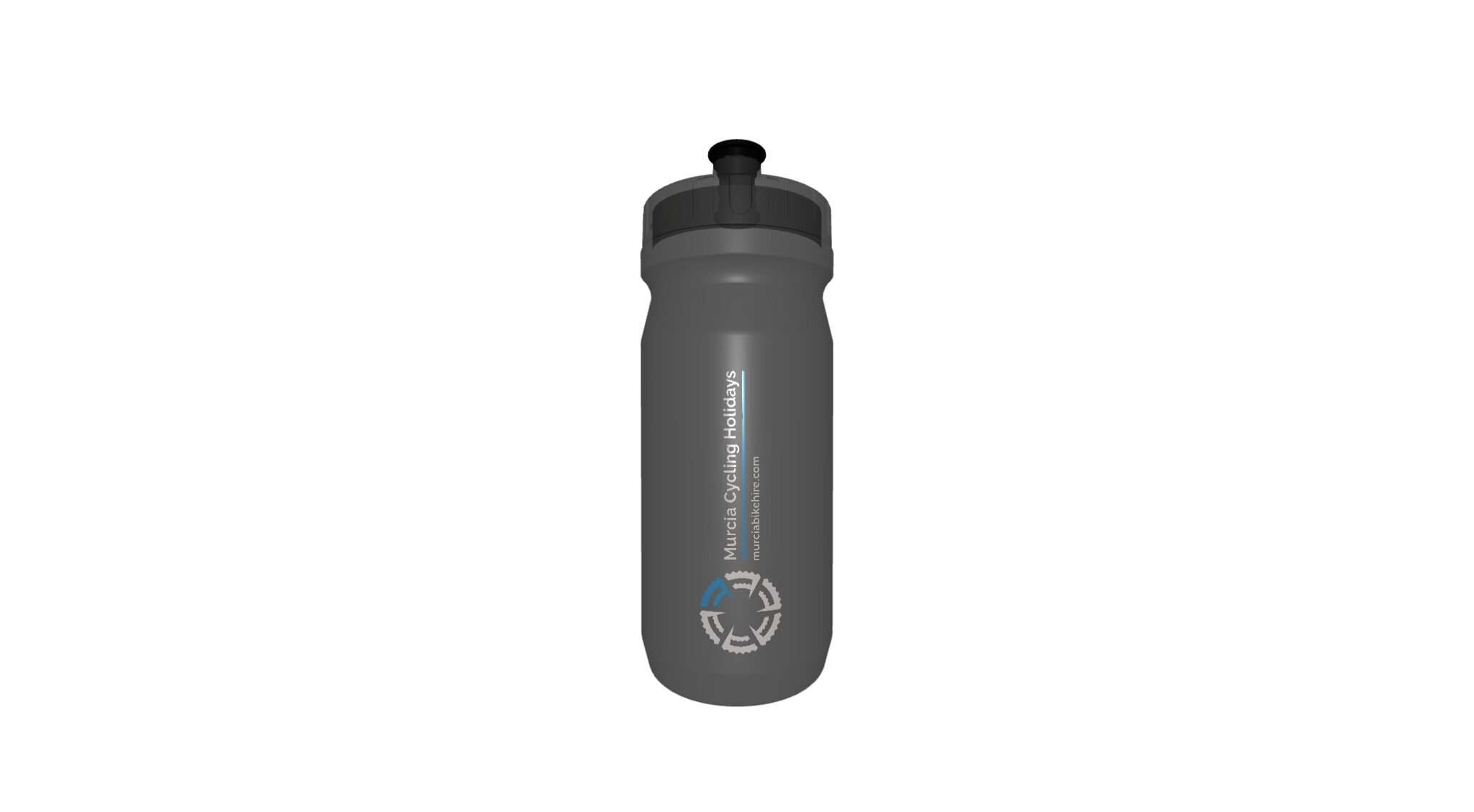 600ml Water Bottle in Smoke Grey Transparent - OriMar Bikes