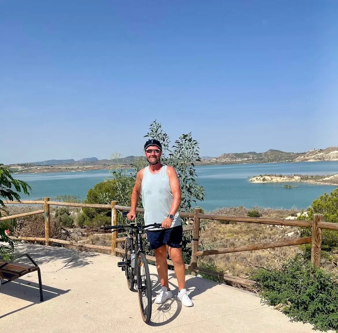 OriMar Bikes customer exploring the Murcia Region by e-bike